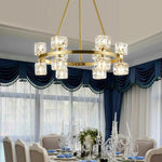 Circles Spotlights Industrial Brass Chandeliers LED Ceiling Light - Lamp Outdoor