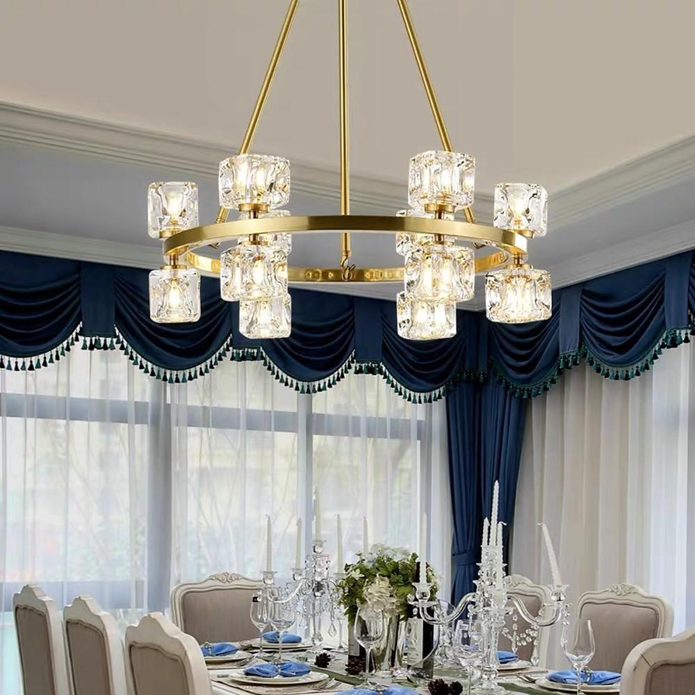 Circles Spotlights Industrial Brass Chandeliers LED Ceiling Light - Lamp Outdoor