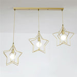 Multi Star Shaped Modern Pendant Lighting Metal Pendant Lighting - Lamp Outdoor