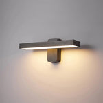 Sculptural wall sconce with clean lines creating sophisticated interior lighting accent