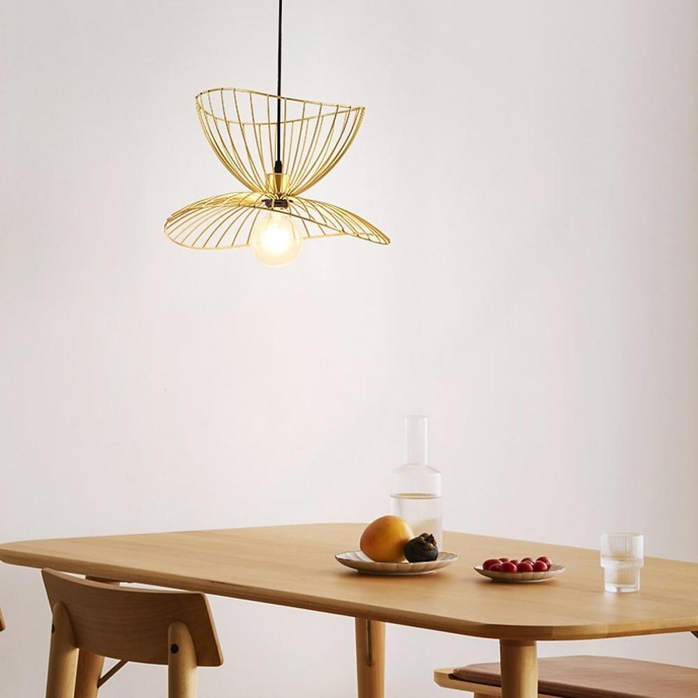 Artistic Double Wire Basket LED Vintage Pendant Lighting Hanging Lamp - Lamp Outdoor