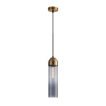 Simple Long Tube Glass Bottle Nordic Simple Small Chandelier Pendant Lights - Lamp Outdoor