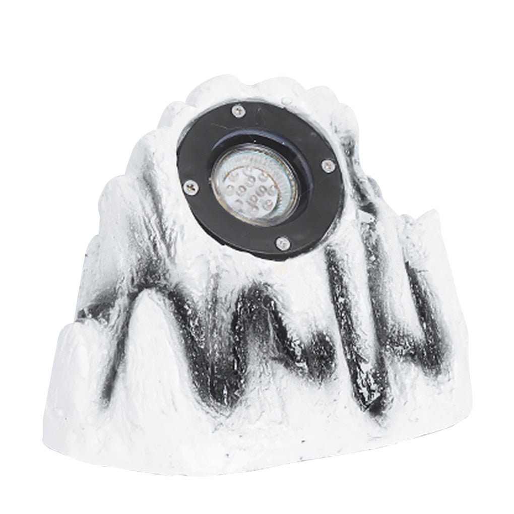 Resin Stone - Inspired Warm LED Garden Light Outdoor Illumination