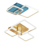 Squares Artistic Dimmable LED Modern Ceiling Lights Flush Mount Lighting - Lamp Outdoor