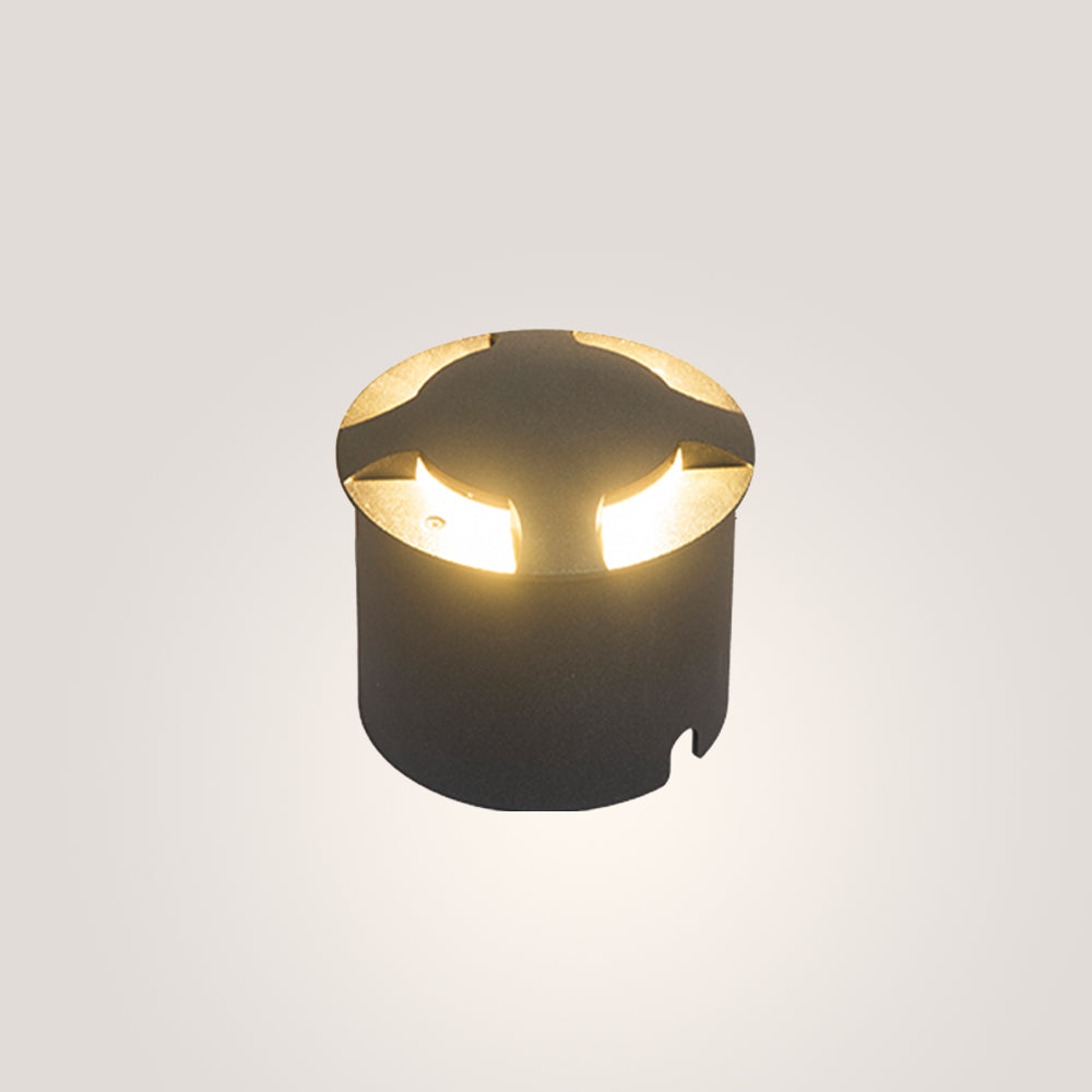 Ray Metal Cylindrical Outdoor Step Deck Light - Lamp Outdoor