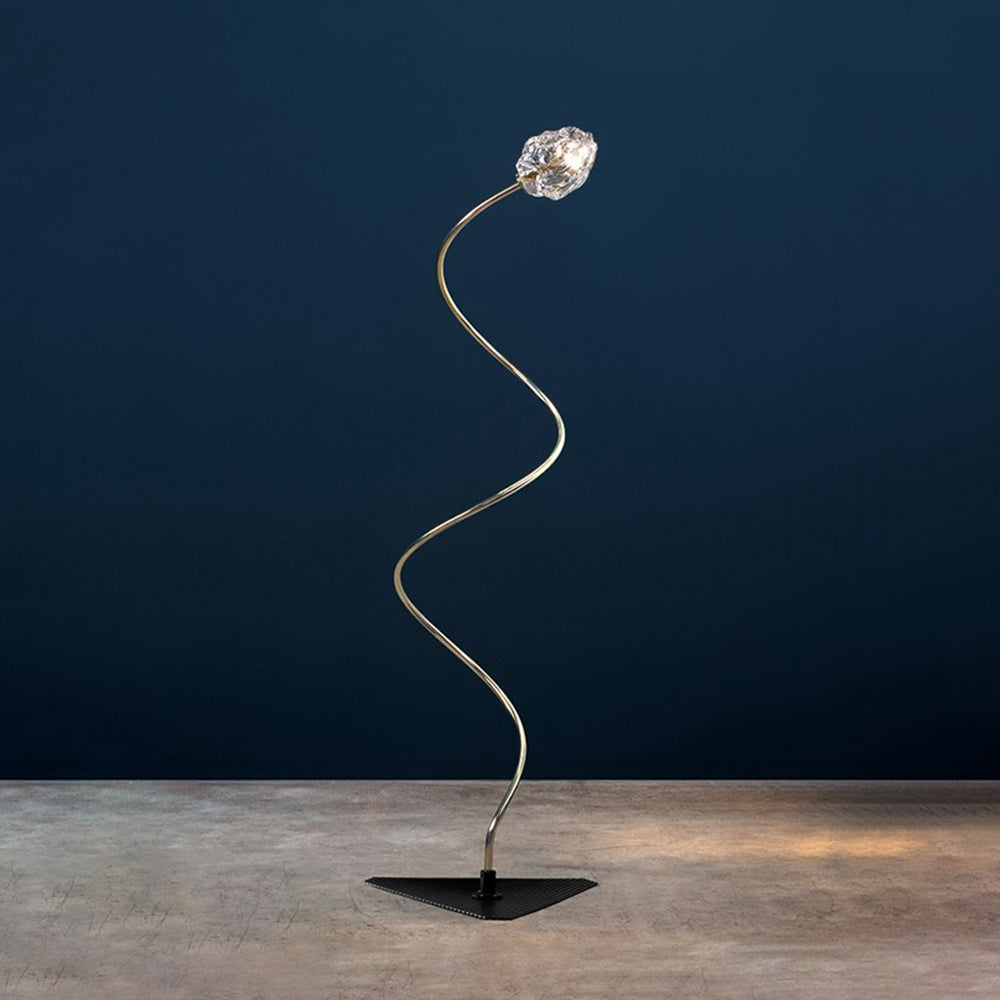 Arisha Decorative Flower Metal Glass Outdoor Ground Light - Letslighting