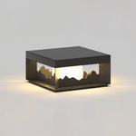 Ray Modern Mountain Metal Outdoor Lamp, Warm Light - Letslighting