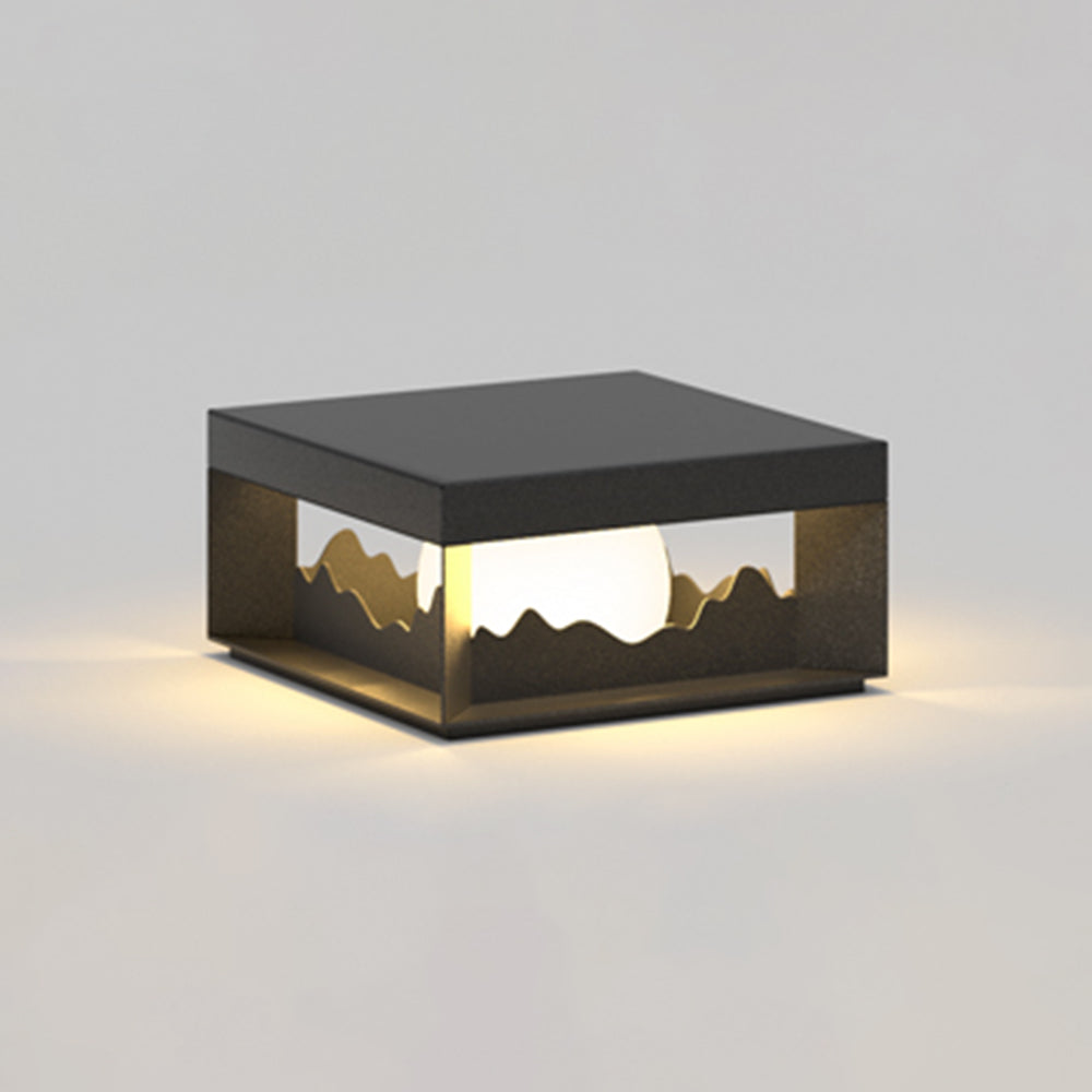 Ray Modern Mountain Metal Outdoor Lamp, Warm Light - Letslighting