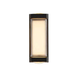 Sleek Dual - Directional Outdoor Wall Light with Modern Arc & Rectangular Designs