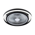 Round Dimming LED Modern Inverter Bladeless Ceiling Fan with Lights - Lamp Outdoor