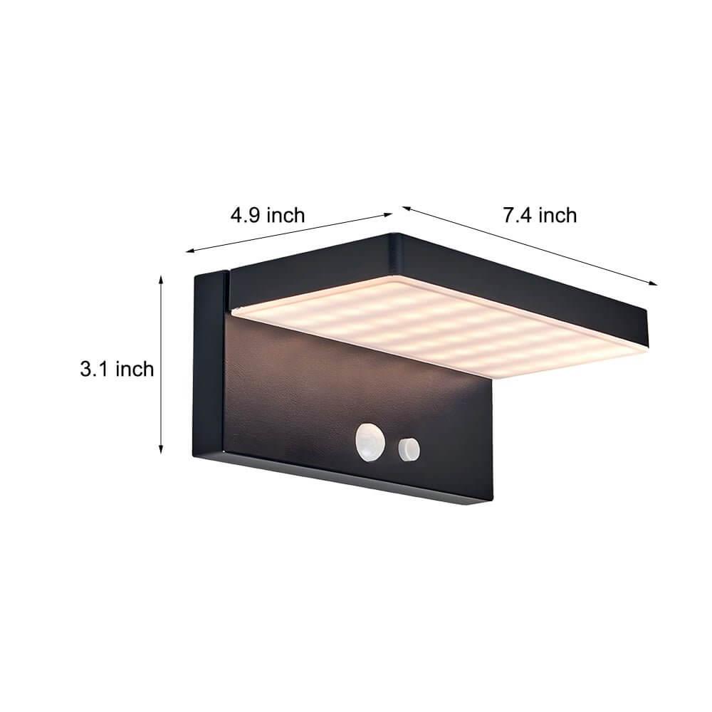 Solar LED Motion Sensor Wall Light – Sustainable Outdoor Security - Lamp Outdoor
