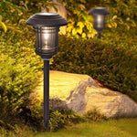Durable Solar Outdoor Lights with Stainless Steel and Glass - Lamp Outdoor