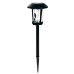 Elegant LED Solar Post Lights with Water Glass Lens - Lamp Outdoor