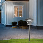 Solar Outdoor Post Garden Pole Light with Dual Motion Sensor - Lamp Outdoor