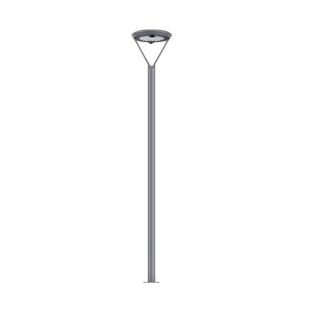 Solar Outdoor Post Garden Pole Light with Dual Motion Sensor - Lamp Outdoor