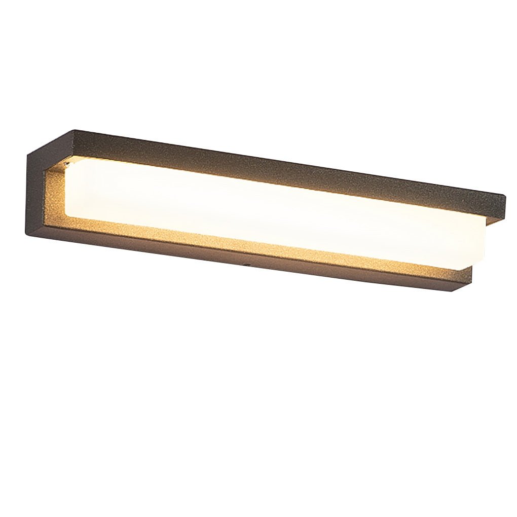 Contemporary Stainless Steel Linear LED Strip Outdoor Wall Light – Modern, Weatherproof for Garden Villa