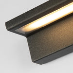 Contemporary Stainless Steel Linear LED Strip Outdoor Wall Light – Modern, Weatherproof for Garden Villa