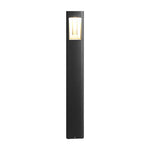 Triple-Side Emitting Solar LED Garden Bollard Lights Heart Design & Weatherproof - Lamp Outdoor