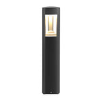 Triple-Side Emitting Solar LED Garden Bollard Lights Heart Design & Weatherproof - Lamp Outdoor