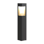 Triple - Side Emitting Solar LED Garden Bollard Lights Heart Design & Weatherproof