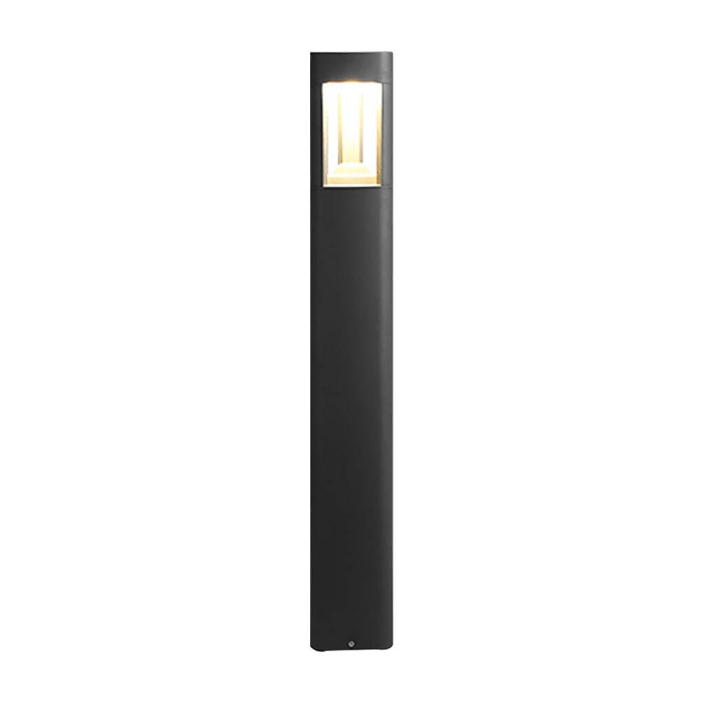 Triple - Side Emitting Solar LED Garden Bollard Lights Heart Design & Weatherproof