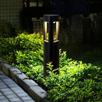 Triple - Side Emitting Solar LED Garden Bollard Lights Heart Design & Weatherproof