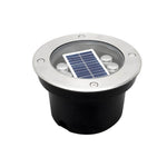 Solar Powered LED Metal Well Light - Lamp Outdoor