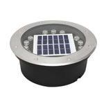 Solar Powered LED Metal Well Light - Lamp Outdoor