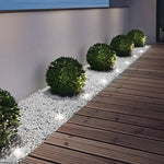Solar Powered LED Metal Well Light