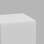 Solar - Powered Luminous LED Cube White Waterproof Outdoor Floor Light