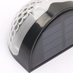 4 Pcs Solar Stair Lights Outdoor Step Lights LED Garden Lights Wall Mounted Lights - Lamp Outdoor