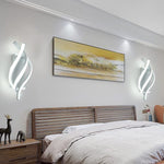 Spiral Minimalist Three Step Dimming LED Modern Wall Lamp Sconces Lighting - Lamp Outdoor