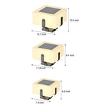 Square IP65 Waterproof LED Creative Modern Solar Fence Post Lights - Lamp Outdoor