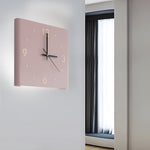 Square Metal Silent Backlit LED Corner Wall Clock Modern Wall Decor - Lamp Outdoor