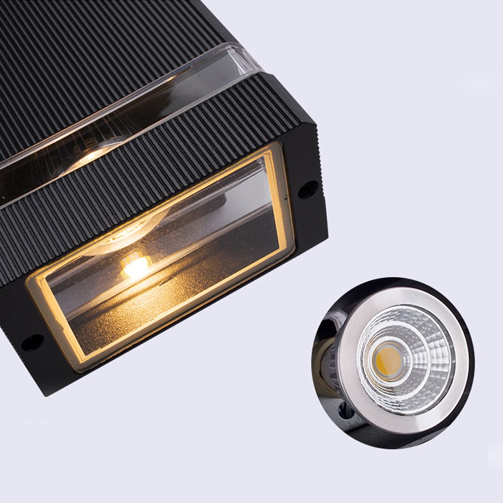 Square Up and Down Lights LED Outdoor Wall Lights Wall Sconce Lighting Wall Lamp - Lamp Outdoor