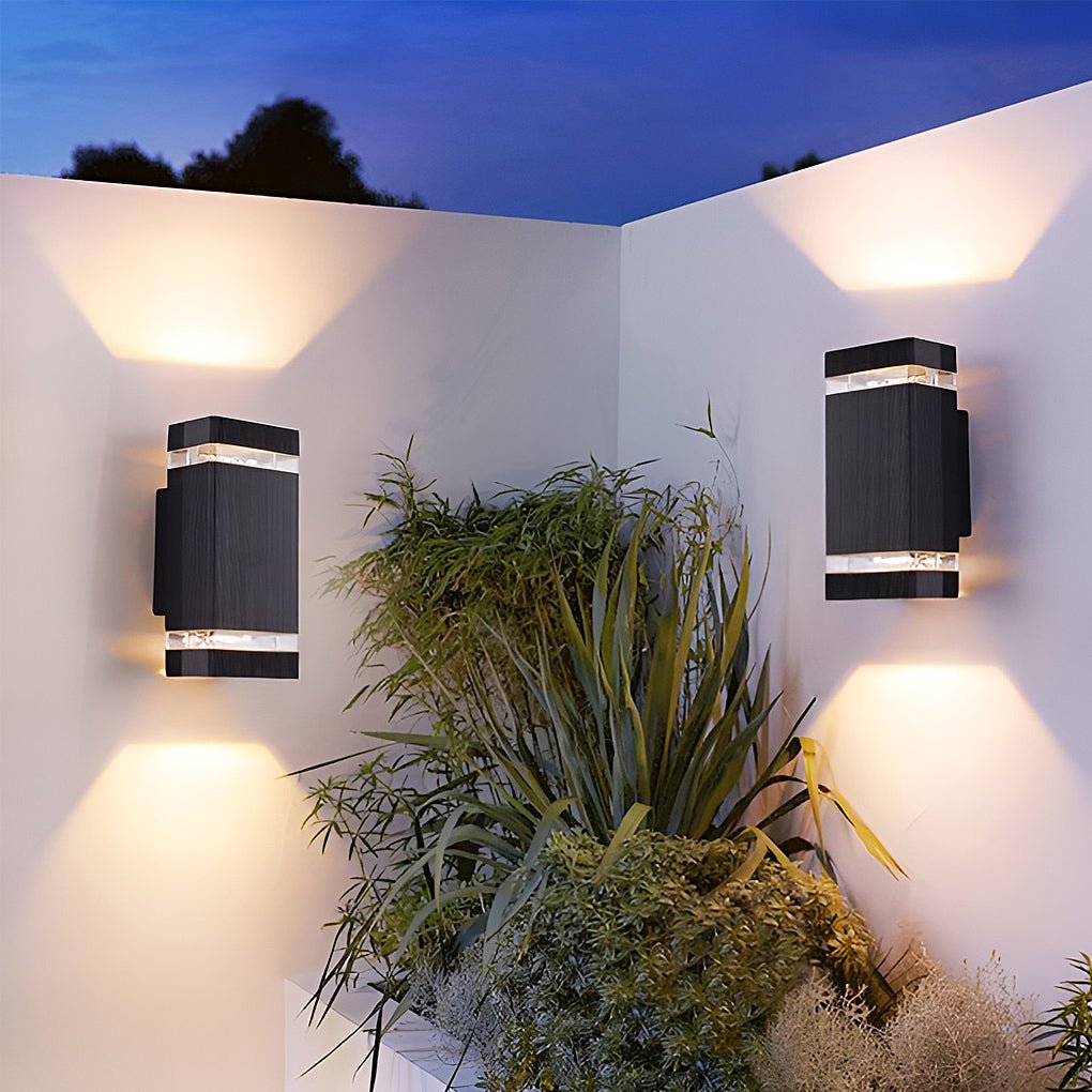 Square Up and Down Lights LED Outdoor Wall Lights Wall Sconce Lighting Wall Lamp - Lamp Outdoor