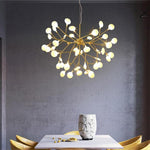 45 Lights Creative Copper Glass Design LED Modern Sputnik Chandelier - Lamp Outdoor