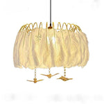 Modern Contemporary Chandeliers Drum Light Chandelier Feather Chandelier - Lamp Outdoor