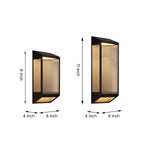 Stylish Vertical Ripped Acrylic LED Wall Lamp Waterproof & Modern Wall Lighting - Lamp Outdoor