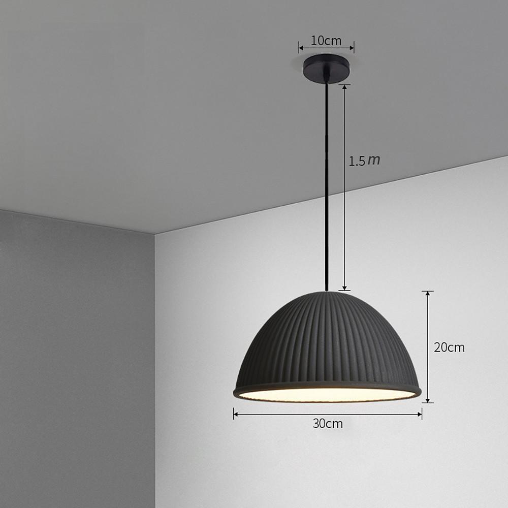 Artistic Dome Modern Pendant Lighting Metal Resin Ceiling Room - Lamp Outdoor