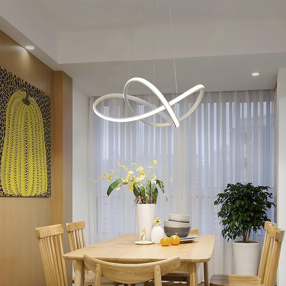 Nordic Style Design Black Chandelier Modern Aluminum Silica Gel Ceiling Light - Lamp Outdoor