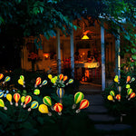 Swinging Solar LED Hot Air Balloon Lights 2 Pack for Outdoor Gardens