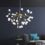45 Lights Creative Copper Glass Design LED Modern Sputnik Chandelier - Lamp Outdoor