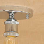 Frances Rustic Retro Metal Flush Mount Ceiling Light - Lamp Outdoor