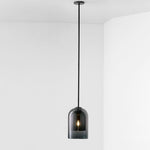 Industrial Electroplated Glass Pendant Lighting Stylish Island LED Hanging Lamp - Lamp Outdoor