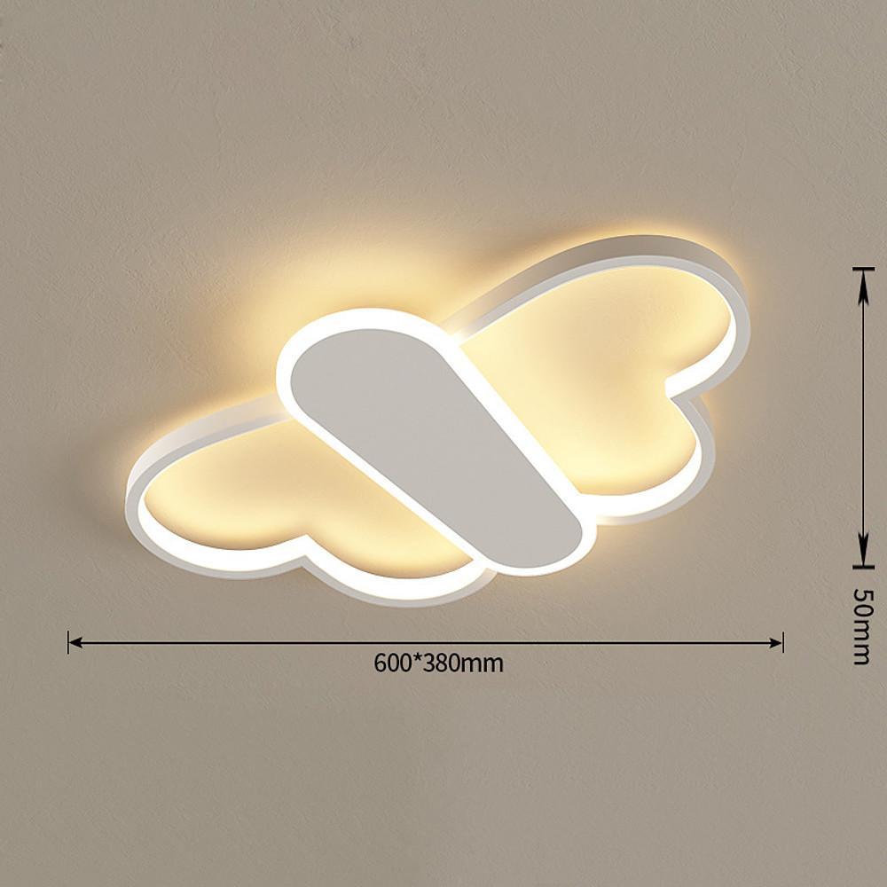 Cartoon Butterflies Shaped LED Dimmable with Remote Modern Ceiling Lights - Lamp Outdoor