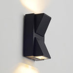 Waterproof Up & Down K-Type Black LED Outdoor Wall Lights - Lamp Outdoor