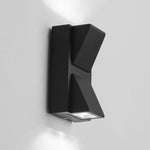 Waterproof Up & Down K-Type Black LED Outdoor Wall Lights - Lamp Outdoor