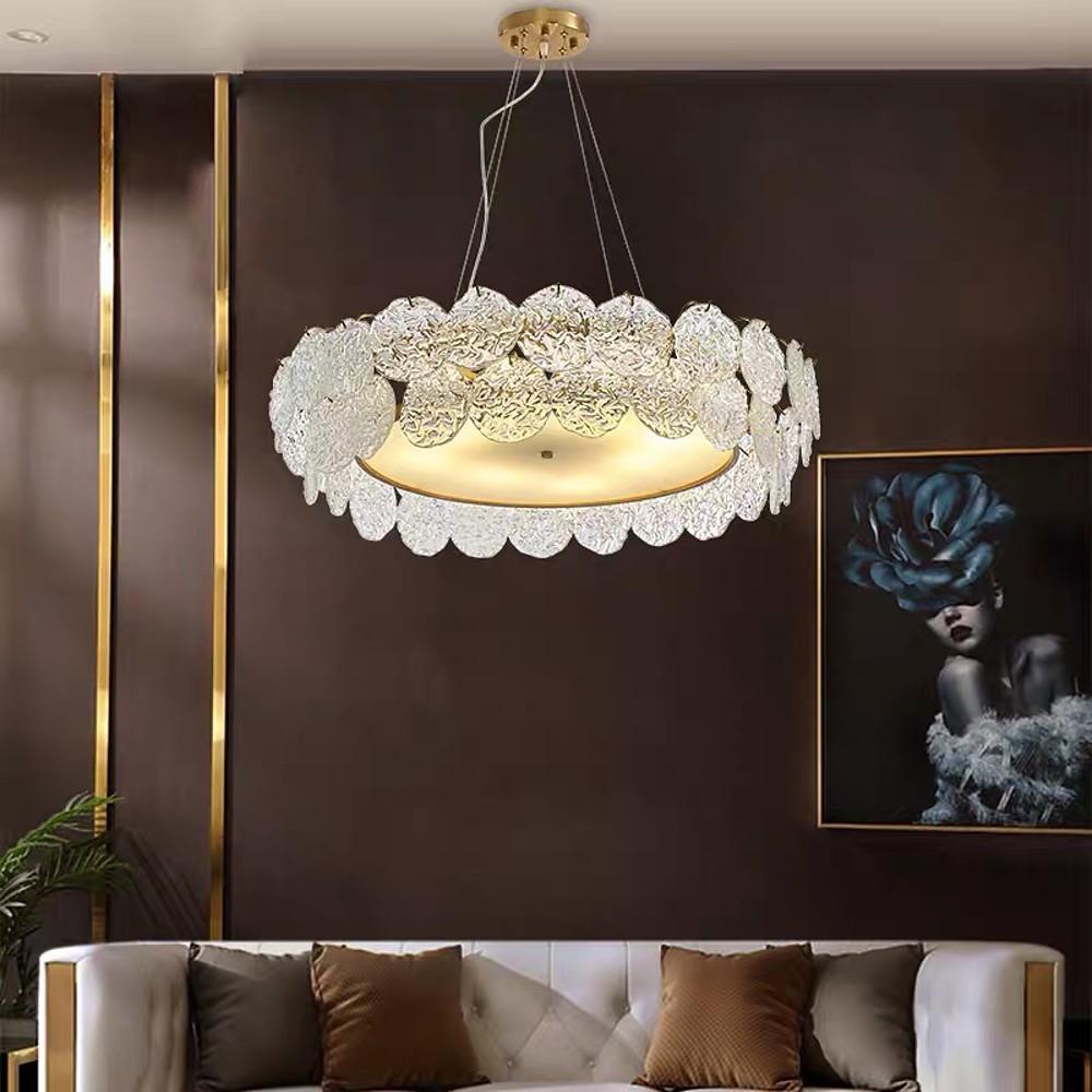 Shell Chandeliers Glass Acrylic LED Kitchen Dining Room Lighting Ceiling Light - Lamp Outdoor
