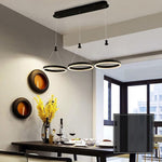 3-ring Dimmable LED Modern Chandeliers Pendant Light Hanging Lamp - Lamp Outdoor